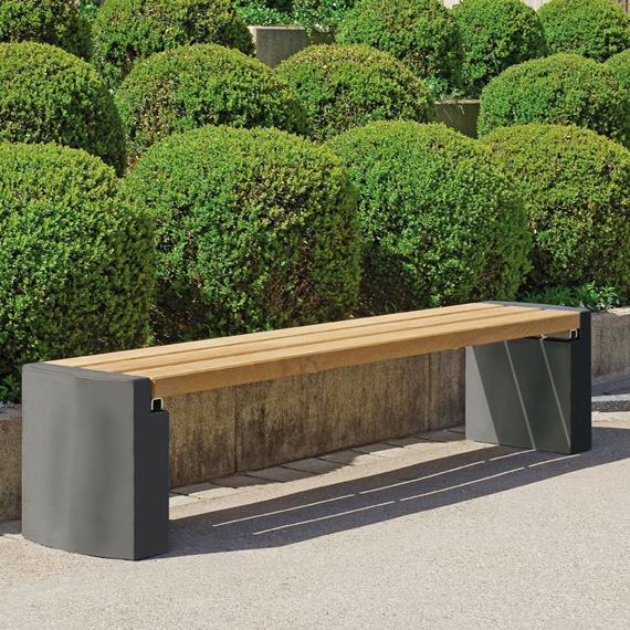 Banc sans dossier NUSSER HALLE – Image 3