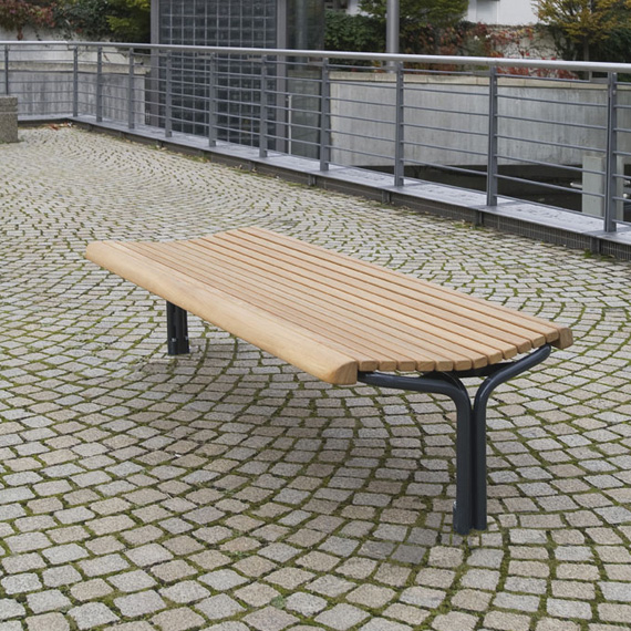 Banc sans dossier NUSSER PARKSTUHL P1026 – Image 3