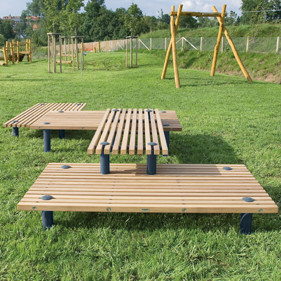 Banc sans dossier NUSSER TERRAZZOLA