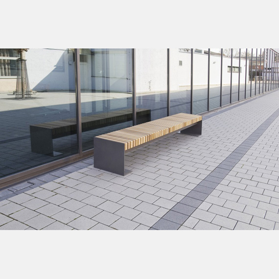 Banc sans dossier NUSSER DESSAU IL – Image 4