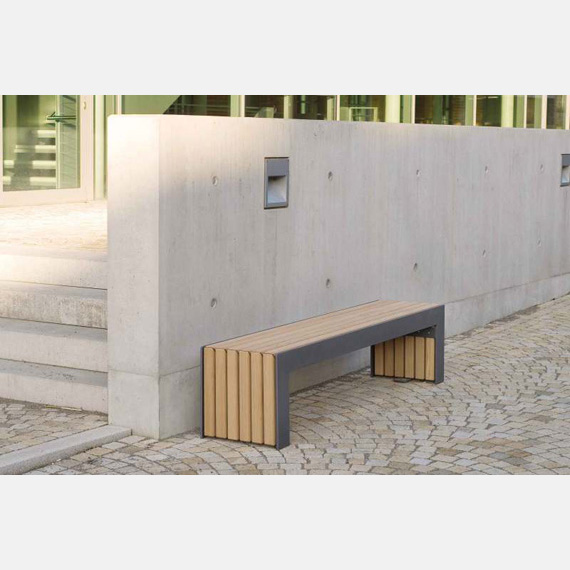 Banc sans dossier NUSSER PLAZA I – Image 3