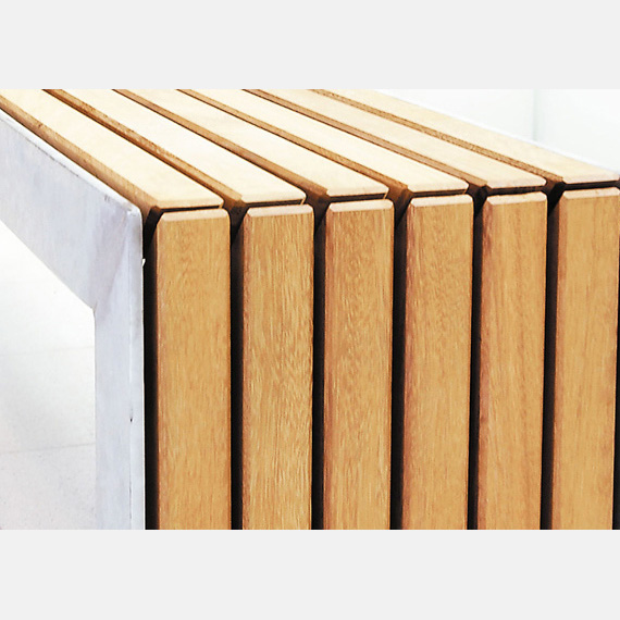 Banc sans dossier NUSSER PLAZA MONO – Image 4