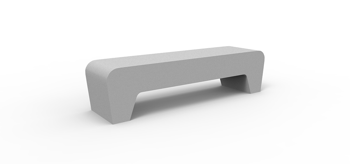 Banc sans dossier STONE