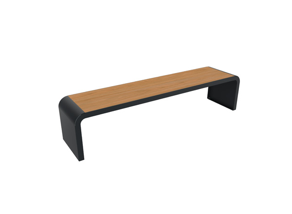 BANQUETTE EFFET LAMES HPL BUTON NEW-YORK