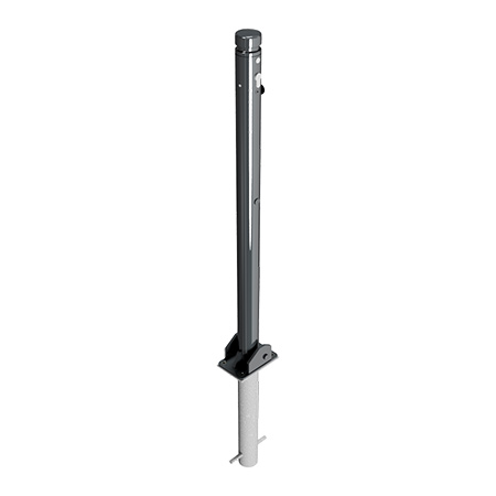 BORNE SCHAKE POTEAU DE DISSUASION RABATTABLE Ø 60 MM AVEC CLE TRIANGULAIRE