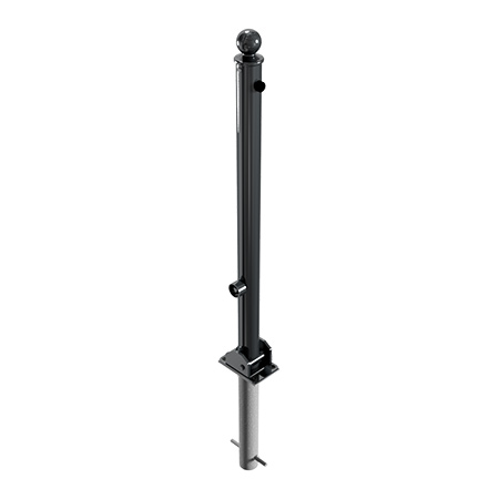 BORNE SCHAKE POTEAU DE DISSUASION RABATTABLE Ø 60 MM AVEC CLE TRIANGULAIRE – Image 3