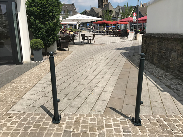 BORNE SCHAKE POTEAU DE DISSUASION RABATTABLE Ø 60 MM AVEC CLE TRIANGULAIRE – Image 5