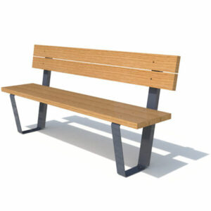 BANC AVEC DOSSIER M-KUBE